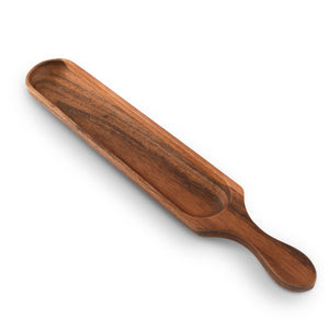 Wood Cracker Tray with Handle