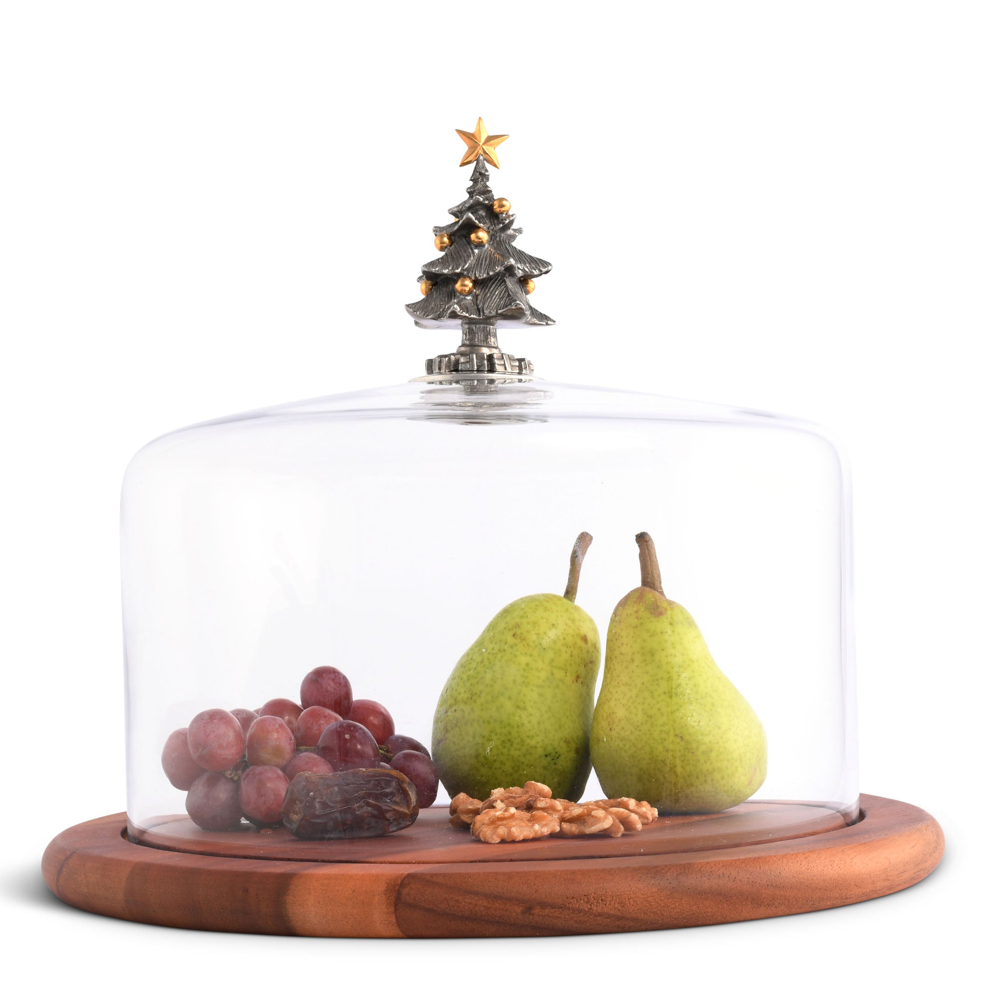 Covered Wood Cheese Board - Christmas Tree  Vagabond House